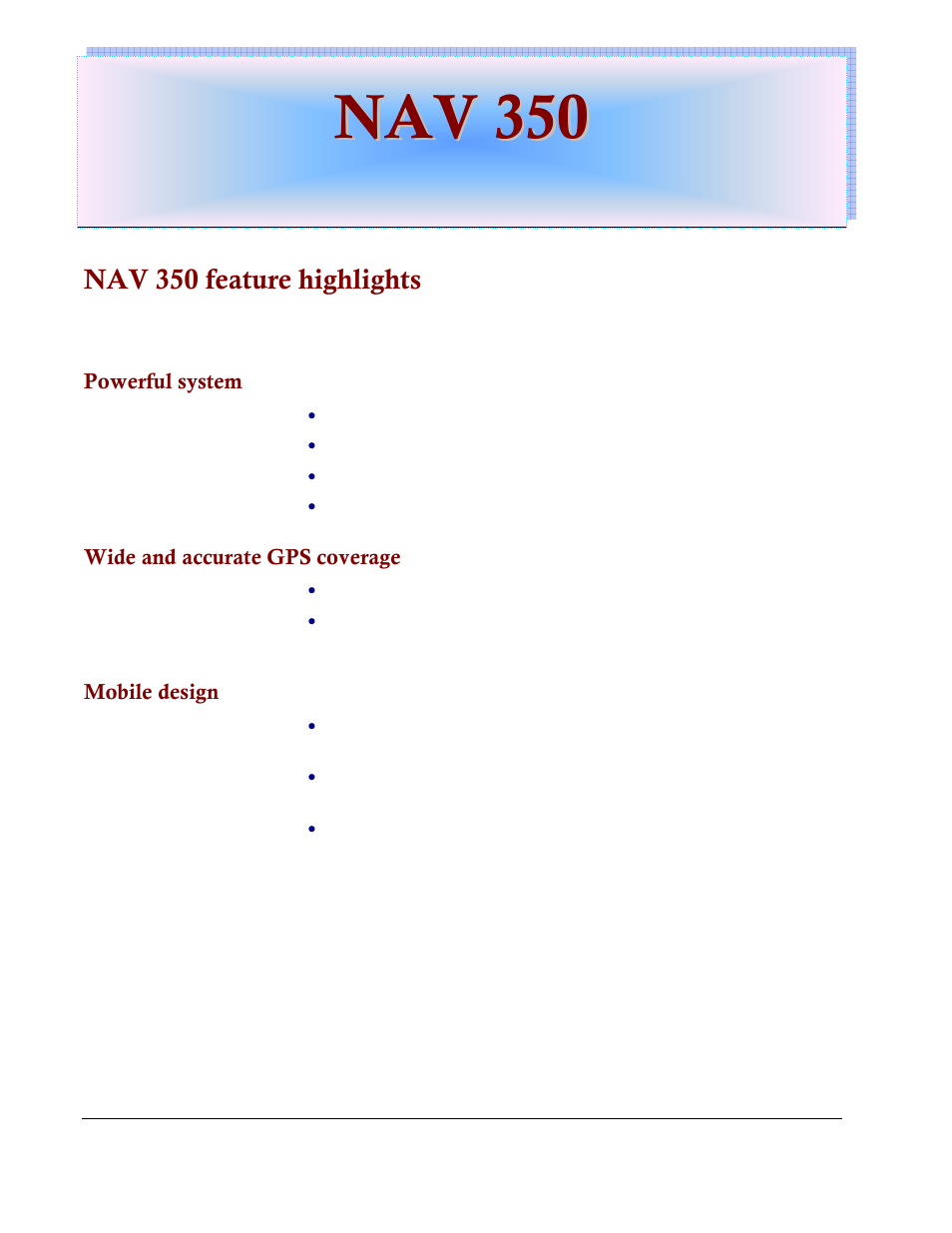 Directed Electronics NAV350 User Manual | Page 3 / 71