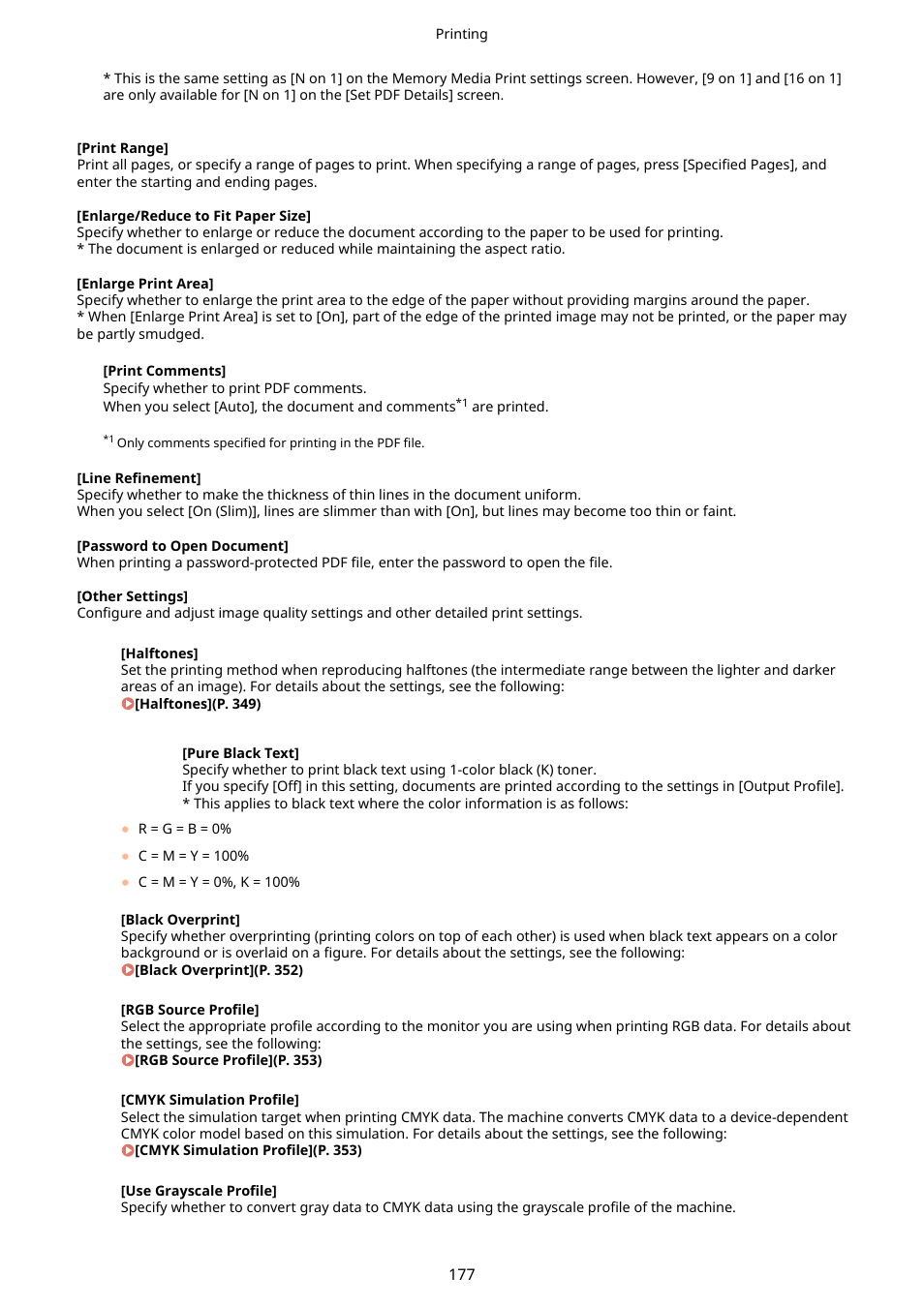 Canon imageCLASS LBP674Cdw Wireless Color Laser Printer User Manual | Page 185 / 565