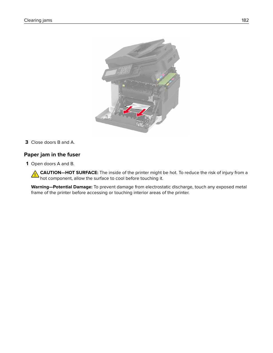 Lexmark CX622ade Color Laser Printer User Manual | Page 182 / 270