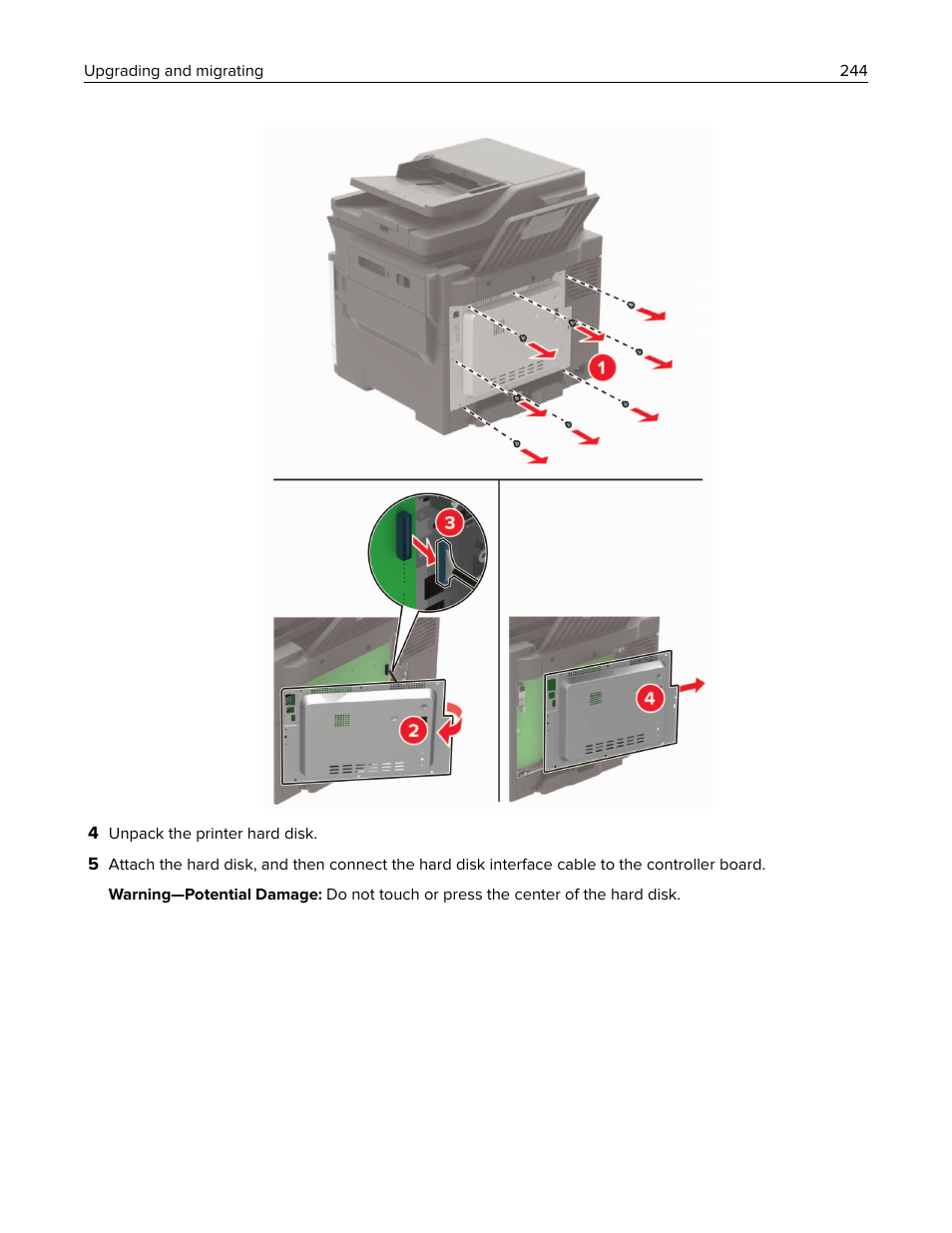 Lexmark CX622ade Color Laser Printer User Manual | Page 244 / 270