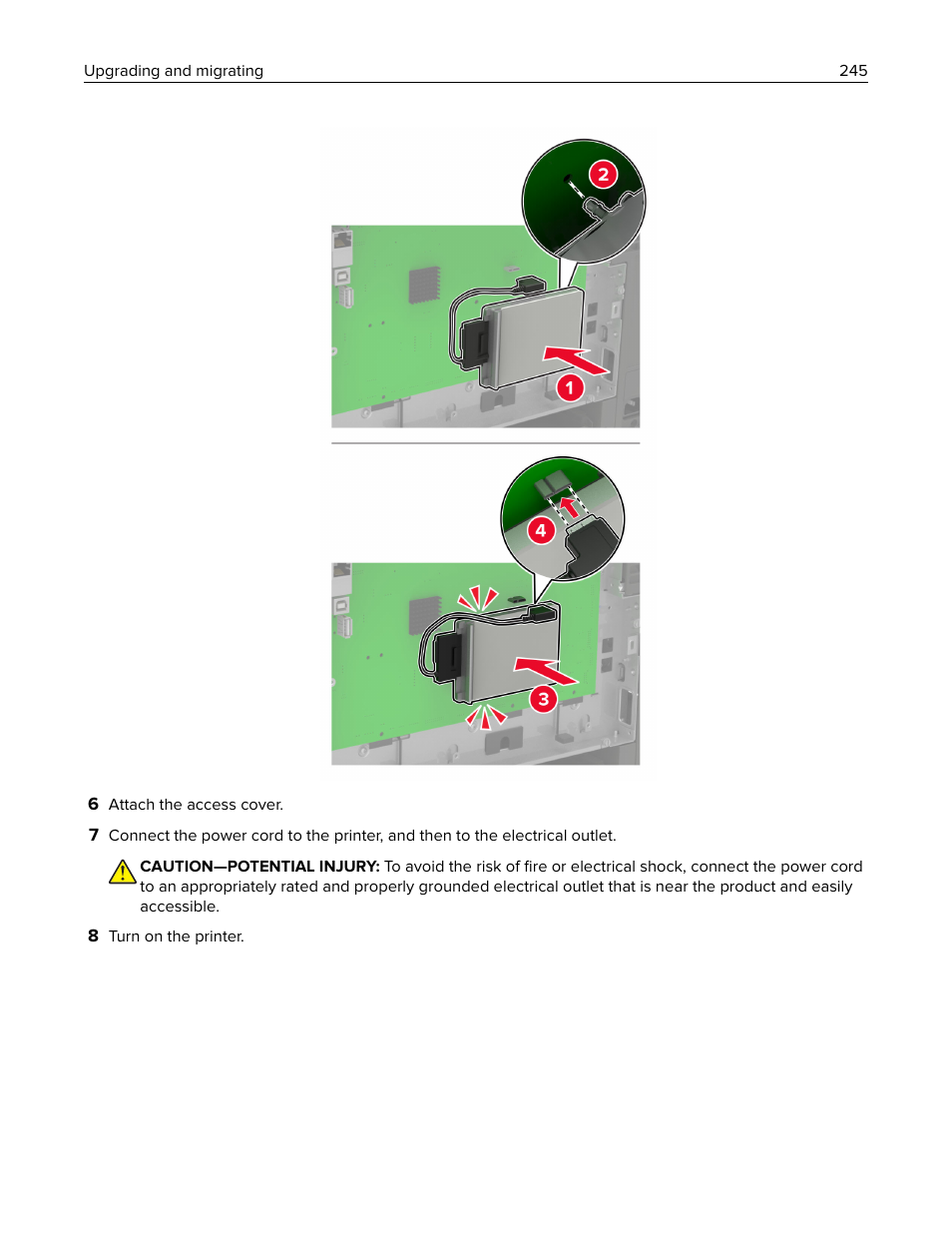 Lexmark CX622ade Color Laser Printer User Manual | Page 245 / 270