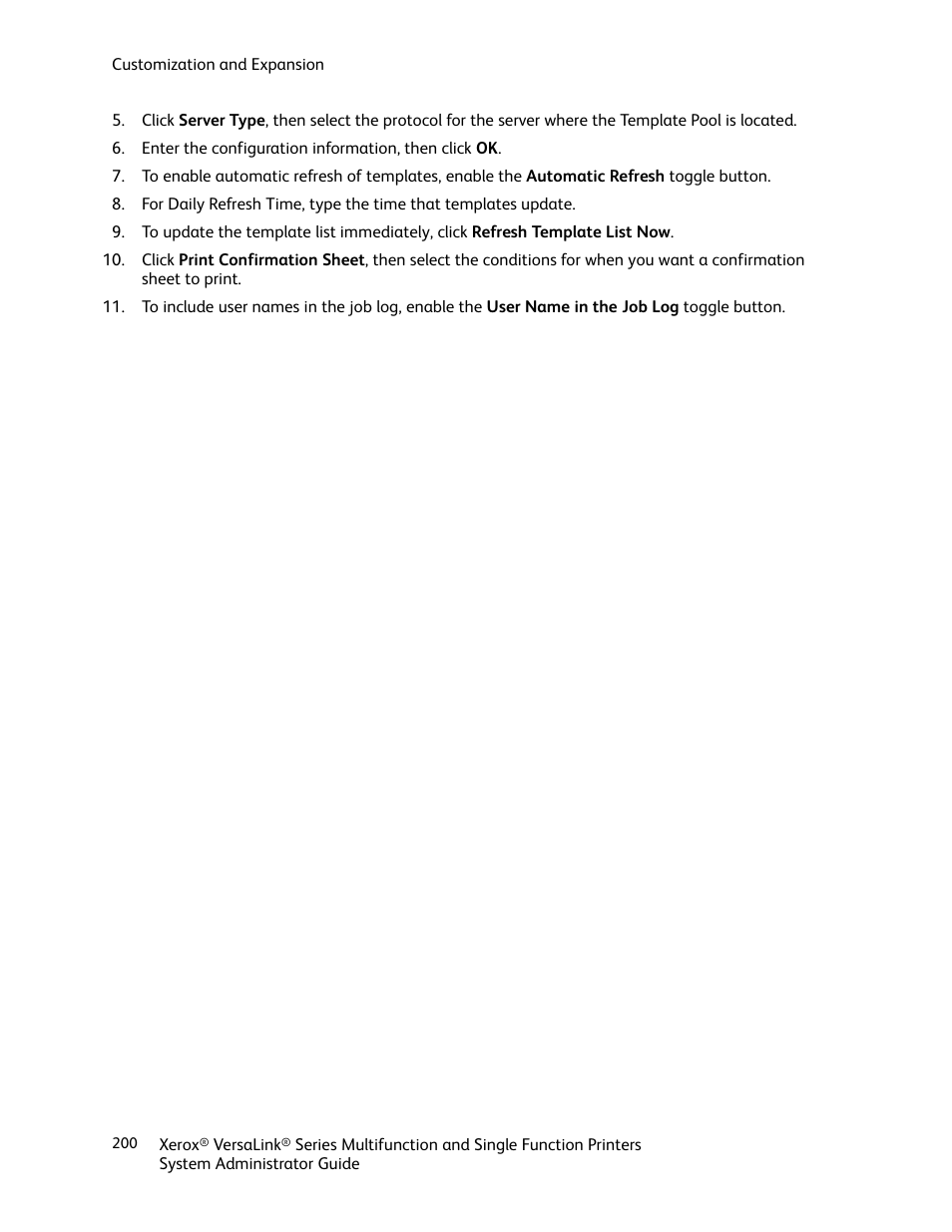 Xerox VersaLink C500/DN Color Laser Printer User Manual | Page 200 / 204
