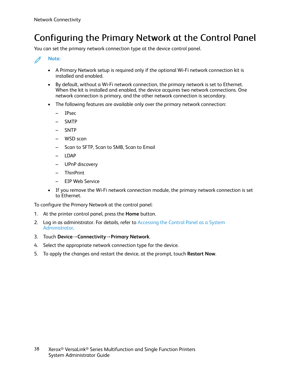 Xerox VersaLink C500/DN Color Laser Printer User Manual | Page 38 / 204