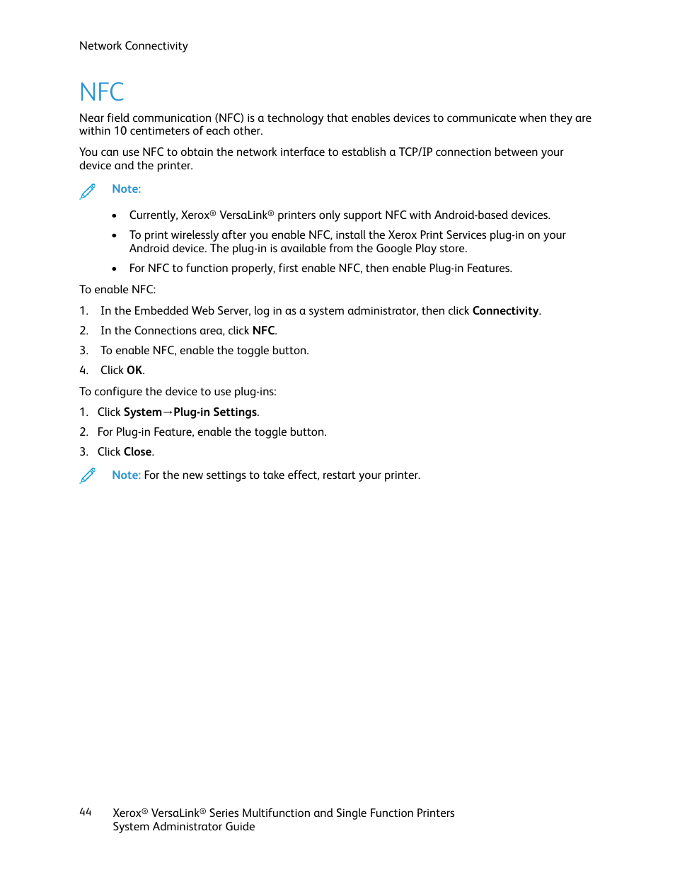 Xerox VersaLink C500/DN Color Laser Printer User Manual | Page 44 / 204