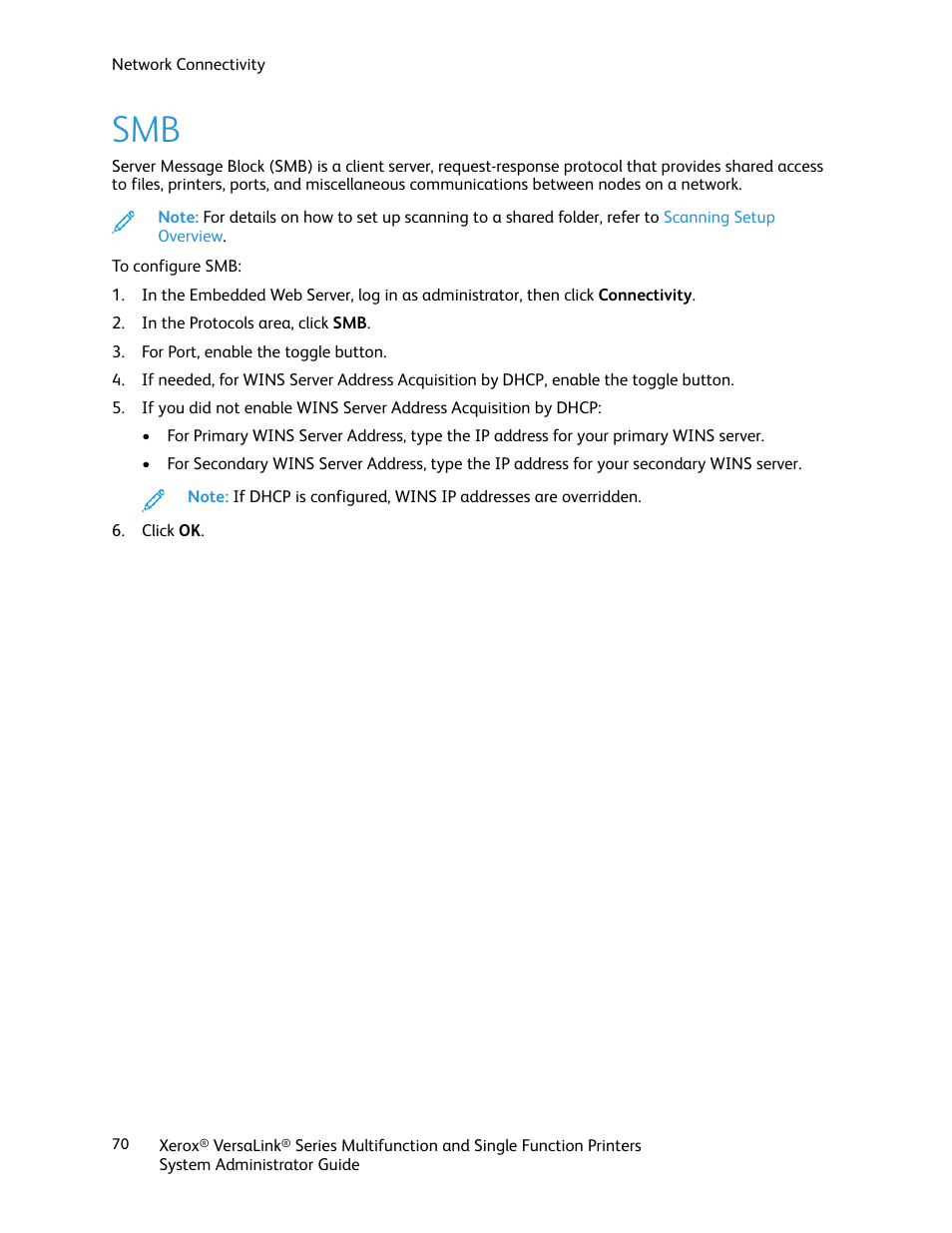 Xerox VersaLink C500/DN Color Laser Printer User Manual | Page 70 / 204