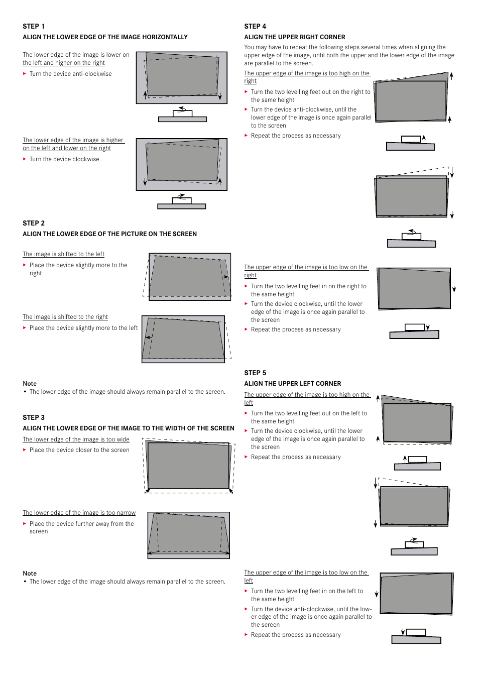 LEICA Cine 1 100" 3000-Lumen XPR UHD 4K Ultra Short-Throw SmHome Theater Projector User Manual | Page 24 / 99