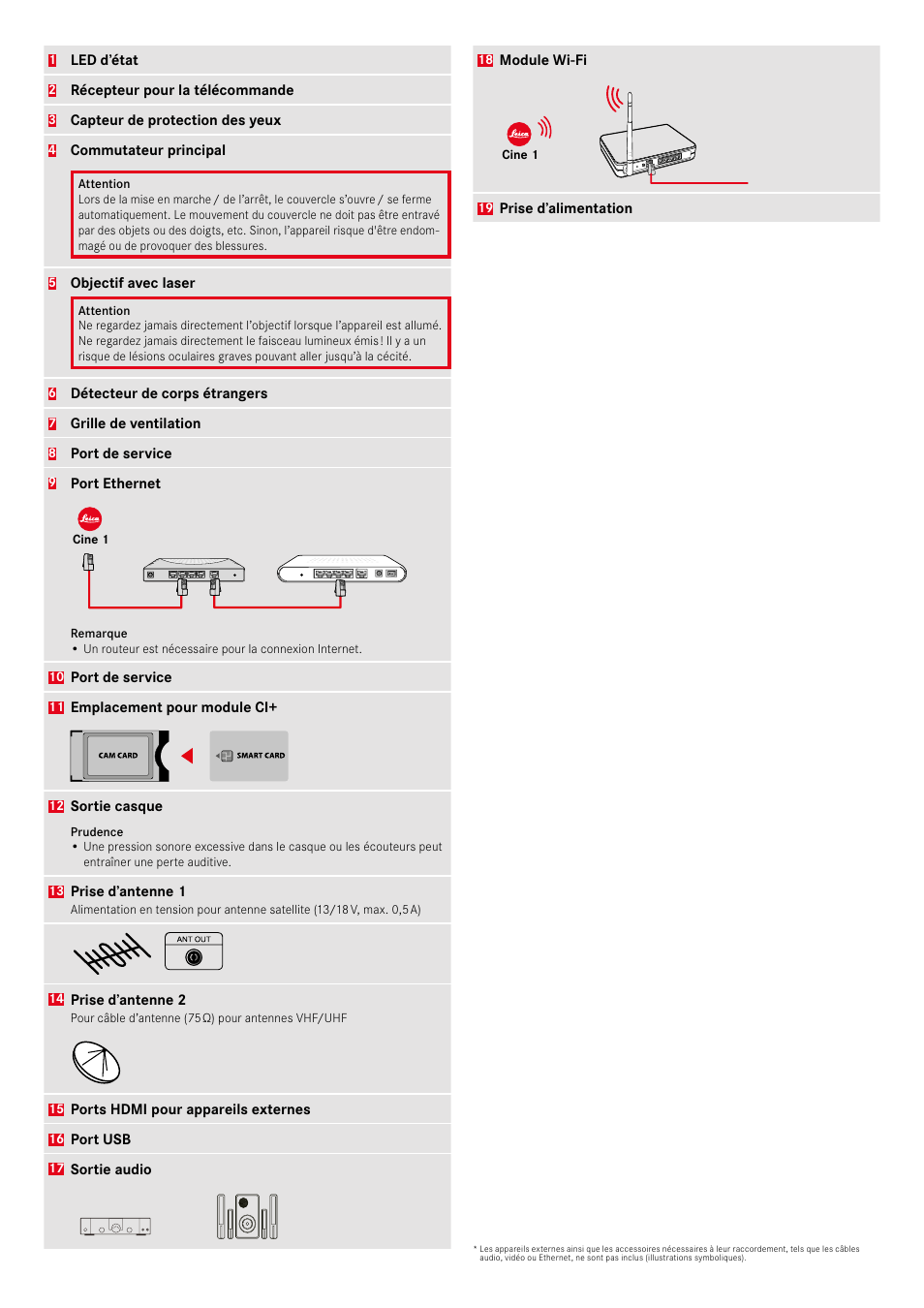 LEICA Cine 1 100" 3000-Lumen XPR UHD 4K Ultra Short-Throw SmHome Theater Projector User Manual | Page 35 / 99