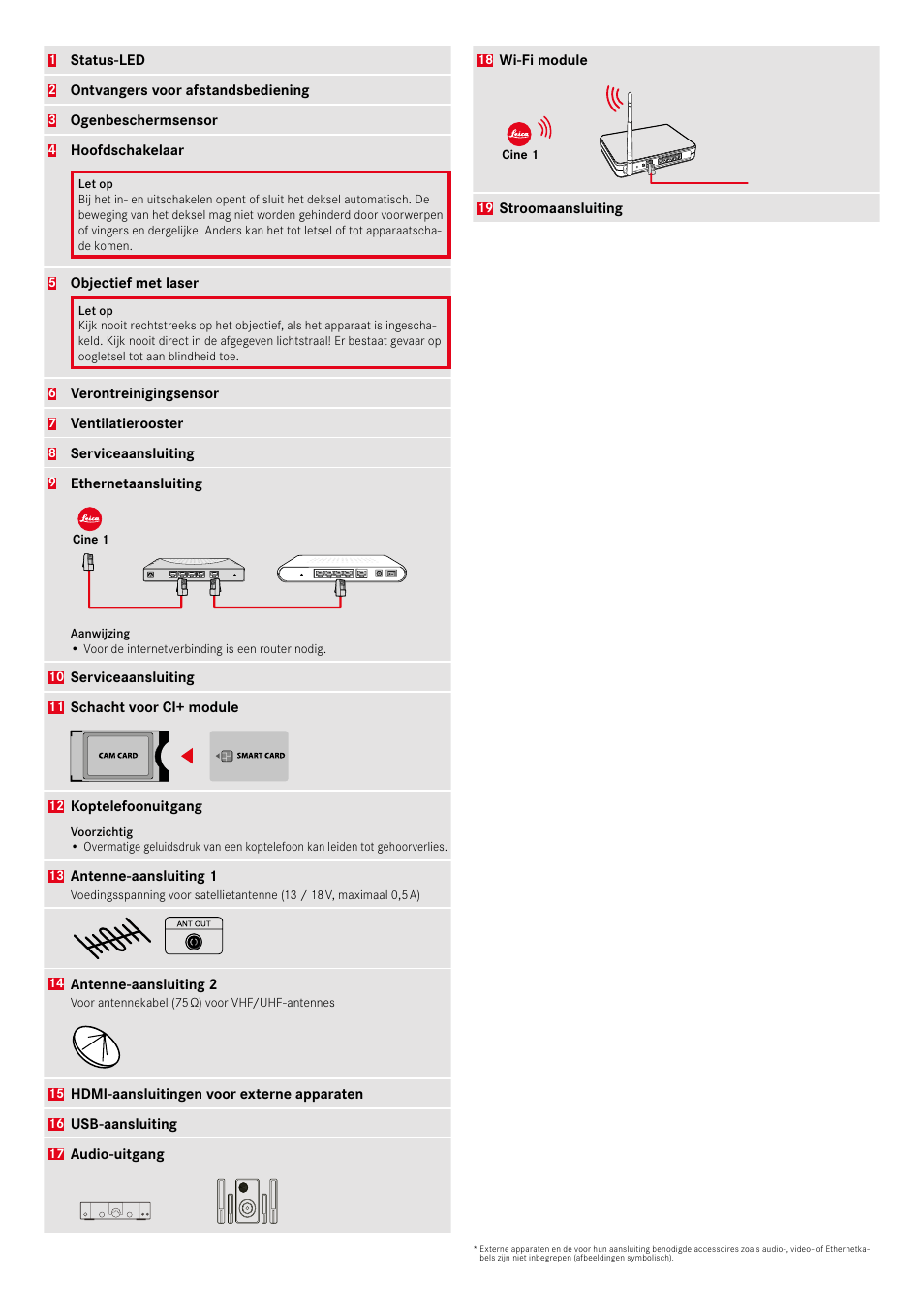 LEICA Cine 1 100" 3000-Lumen XPR UHD 4K Ultra Short-Throw SmHome Theater Projector User Manual | Page 49 / 99