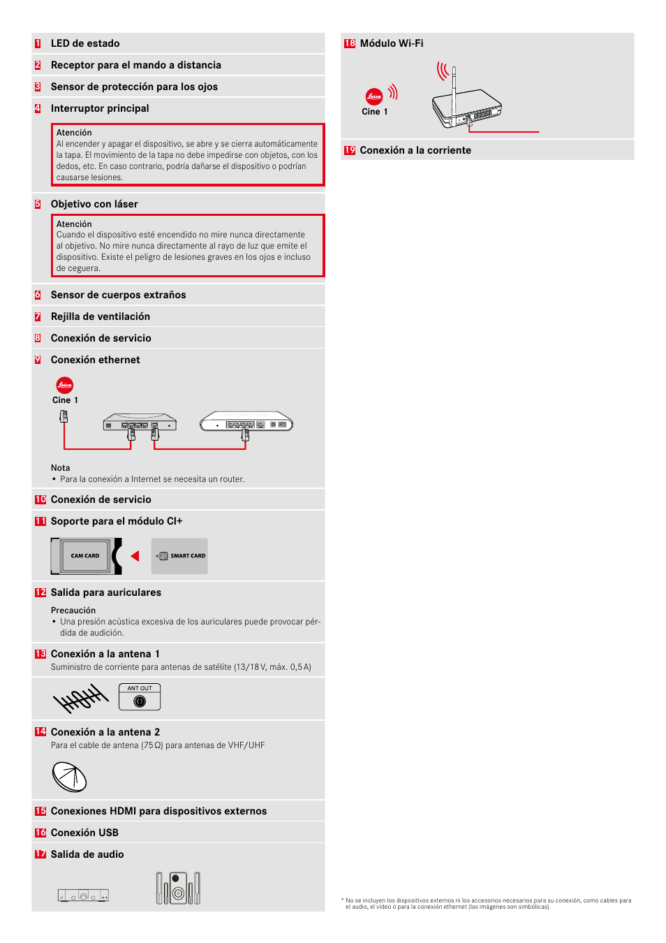 LEICA Cine 1 100" 3000-Lumen XPR UHD 4K Ultra Short-Throw SmHome Theater Projector User Manual | Page 77 / 99