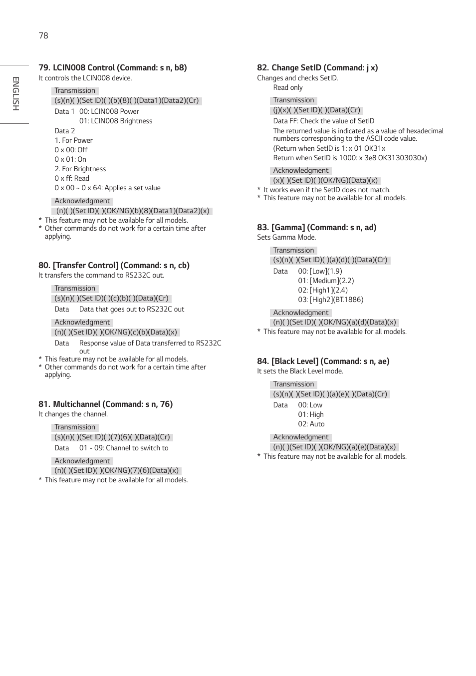 LG ProBeam BU70QGA 7000-Lumen 4K Laser SmProjector User Manual | Page 133 / 143