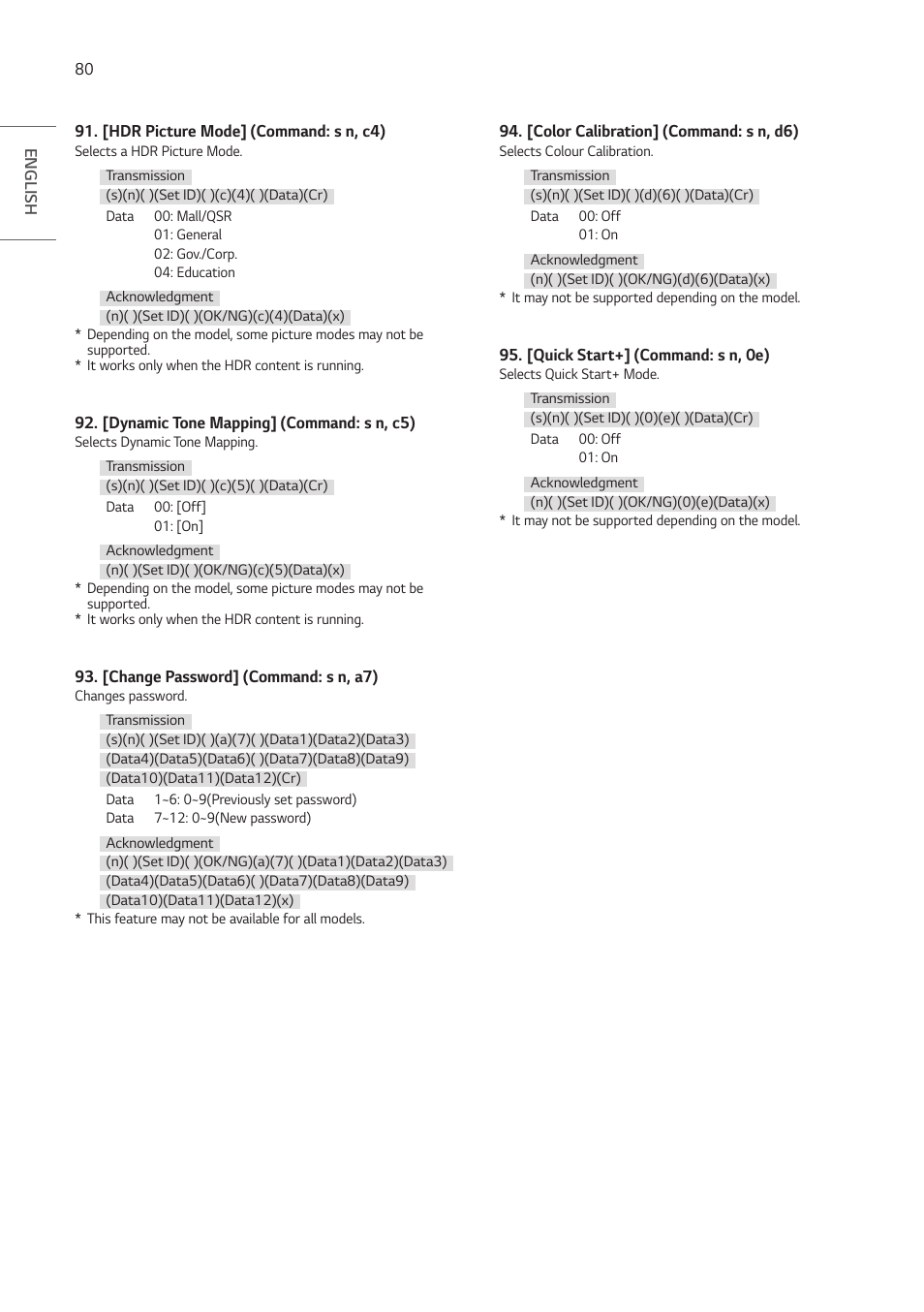 LG ProBeam BU70QGA 7000-Lumen 4K Laser SmProjector User Manual | Page 135 / 143