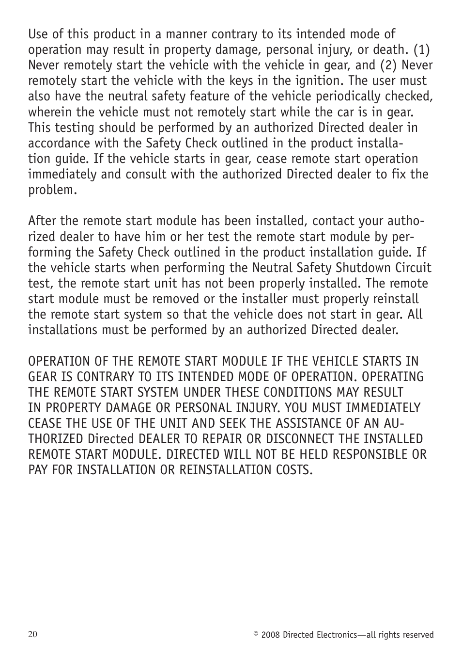 Directed Electronics VIPER 5701 User Manual | Page 26 / 56
