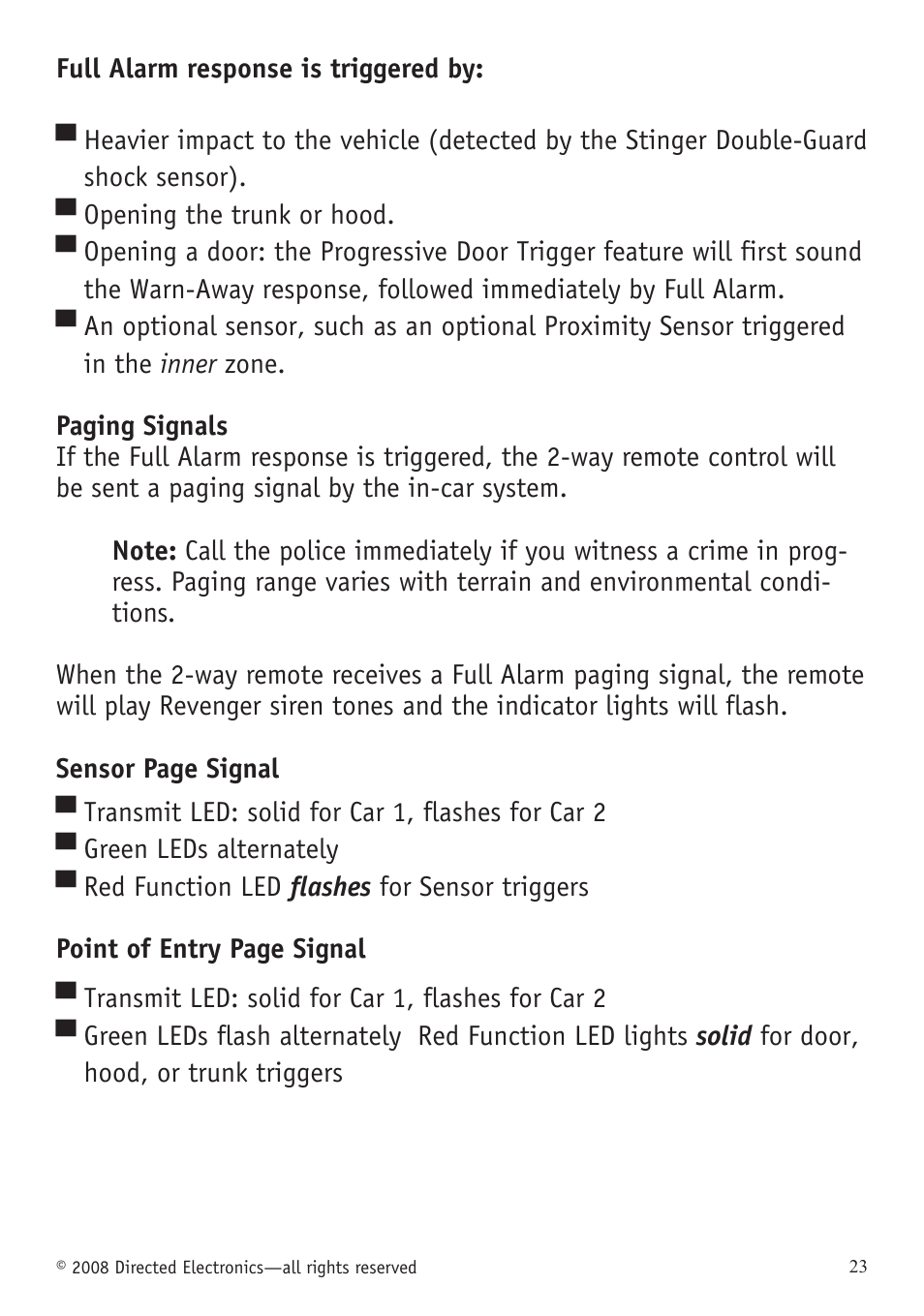 Directed Electronics VIPER 5701 User Manual | Page 29 / 56