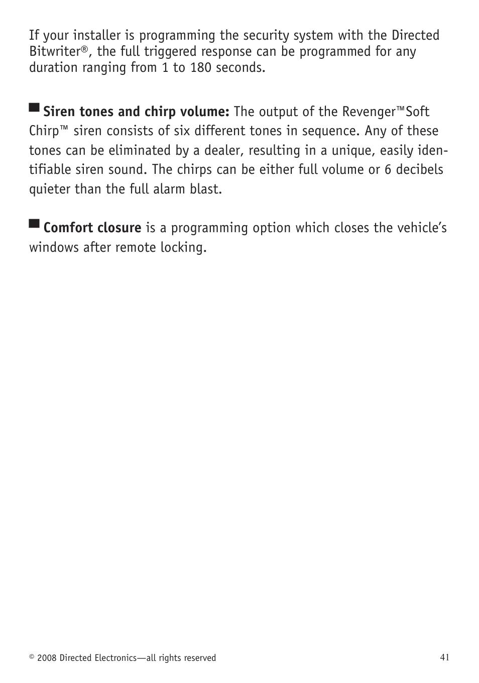 Directed Electronics VIPER 5701 User Manual | Page 47 / 56