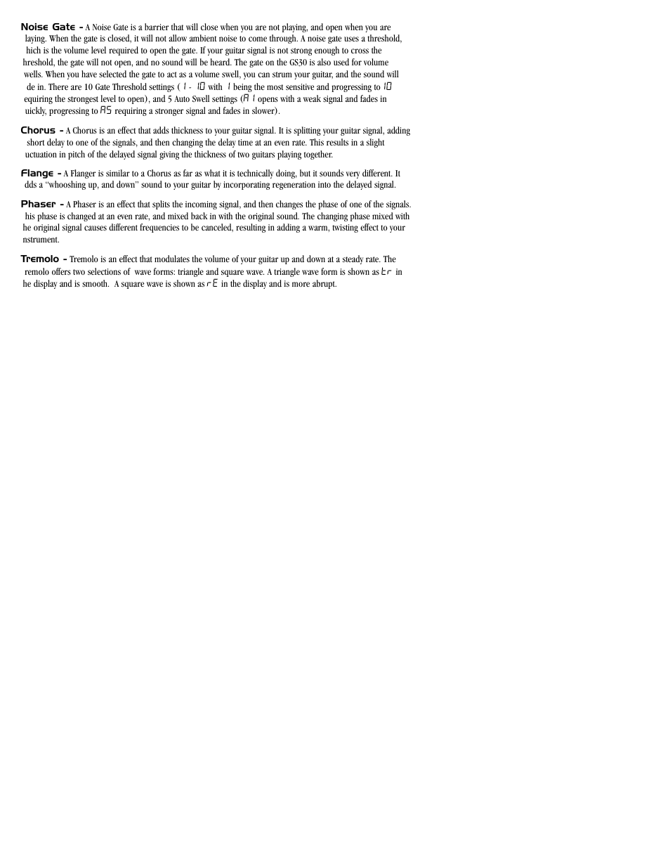 DOD GS30 User Manual | Page 24 / 36