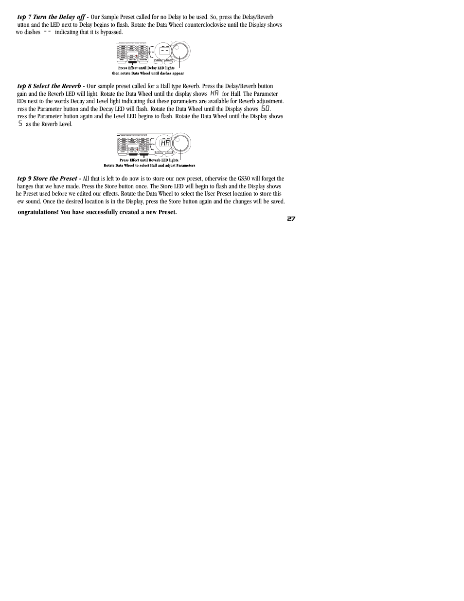 DOD GS30 User Manual | Page 31 / 36