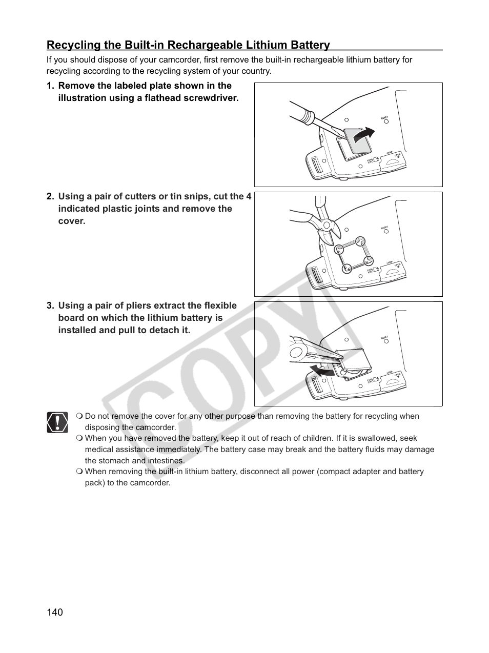 Canon XLH1 User Manual | Page 140 / 157