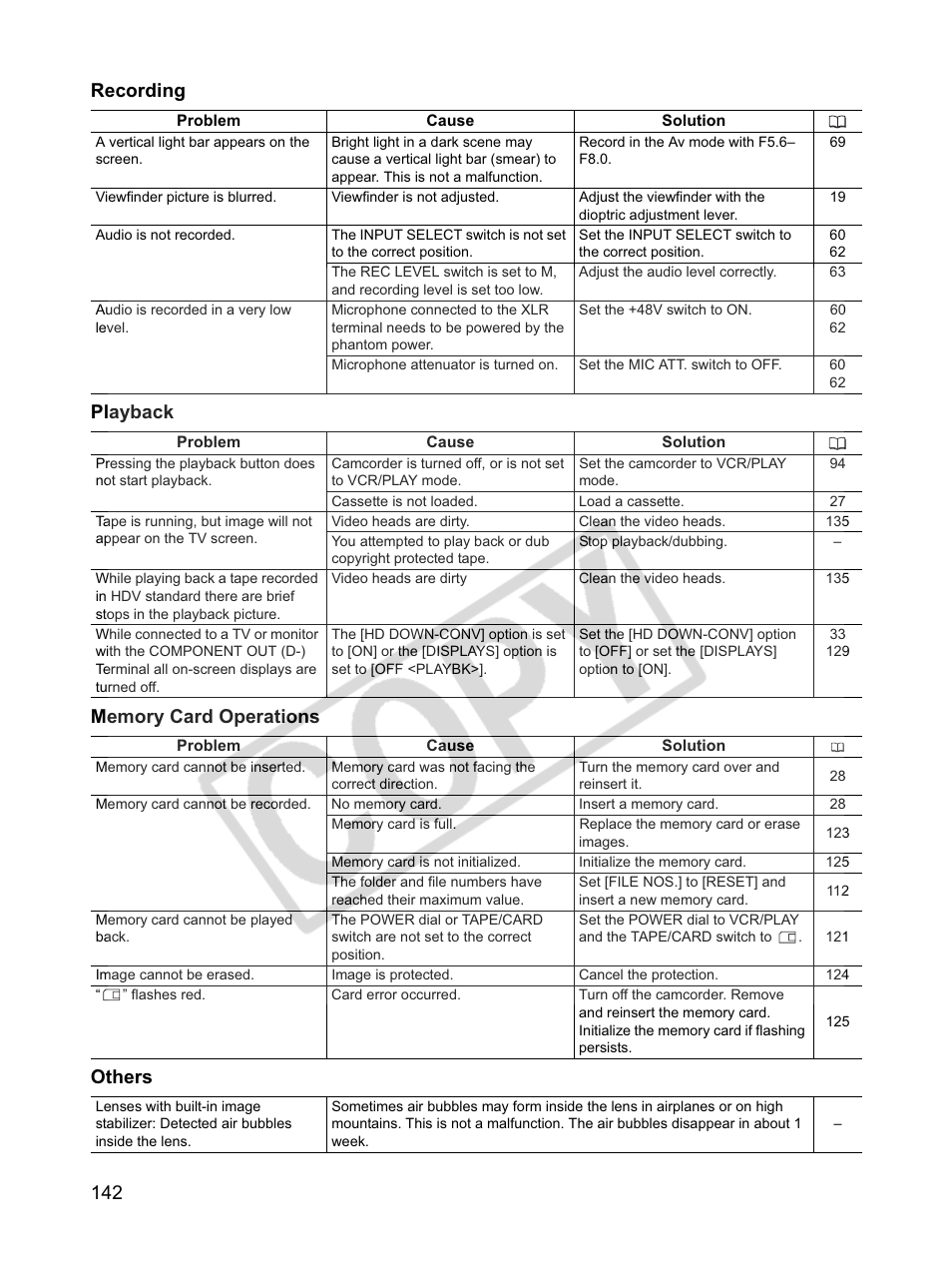 Canon XLH1 User Manual | Page 142 / 157