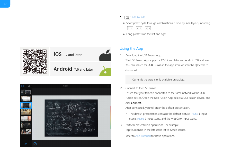 Using the app | Magewell USB Fusion HDMI & USB Video Capture Device User Manual | Page 17 / 166