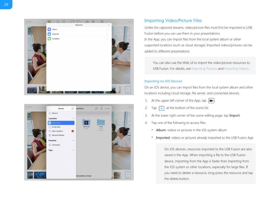 Importing video/picture files | Magewell USB Fusion HDMI & USB Video Capture Device User Manual | Page 29 / 166