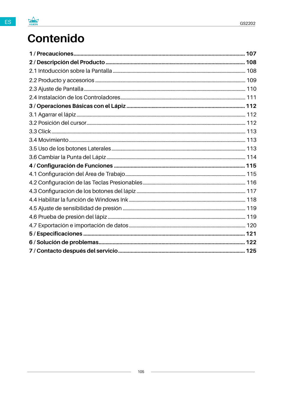 Huion Kamvas 22 Plus Pen Display User Manual | Page 105 / 125