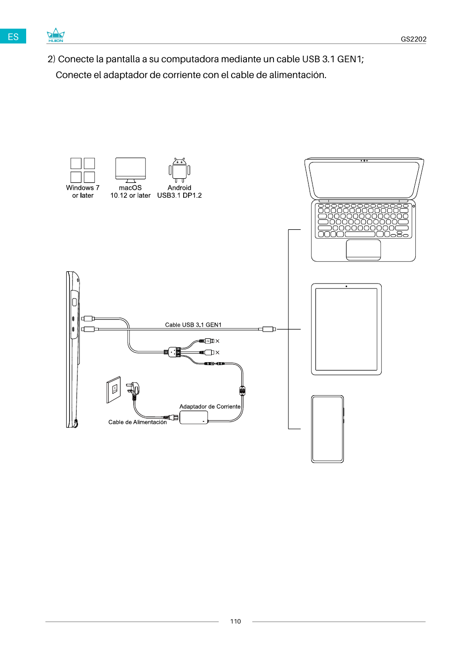 Huion Kamvas 22 Plus Pen Display User Manual | Page 110 / 125