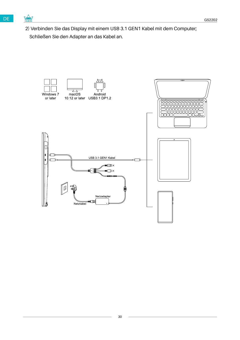 Huion Kamvas 22 Plus Pen Display User Manual | Page 30 / 125