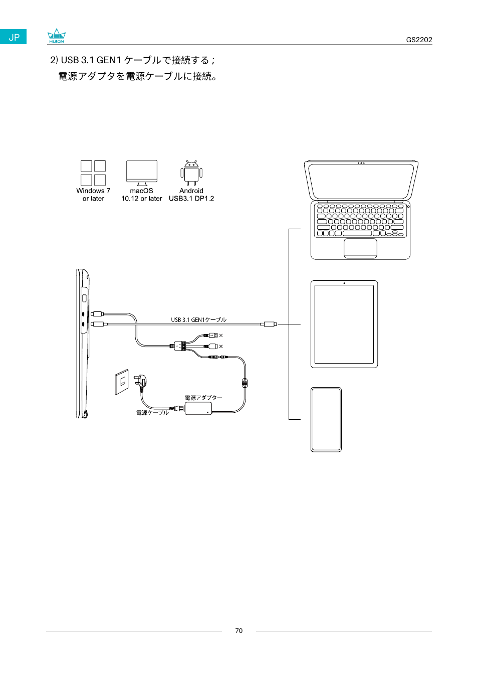Huion Kamvas 22 Plus Pen Display User Manual | Page 70 / 125