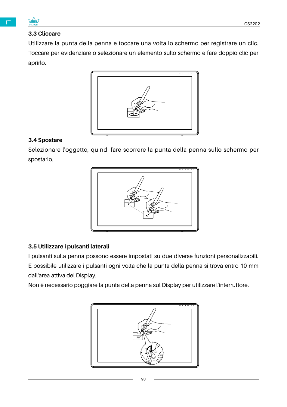 Huion Kamvas 22 Plus Pen Display User Manual | Page 93 / 125