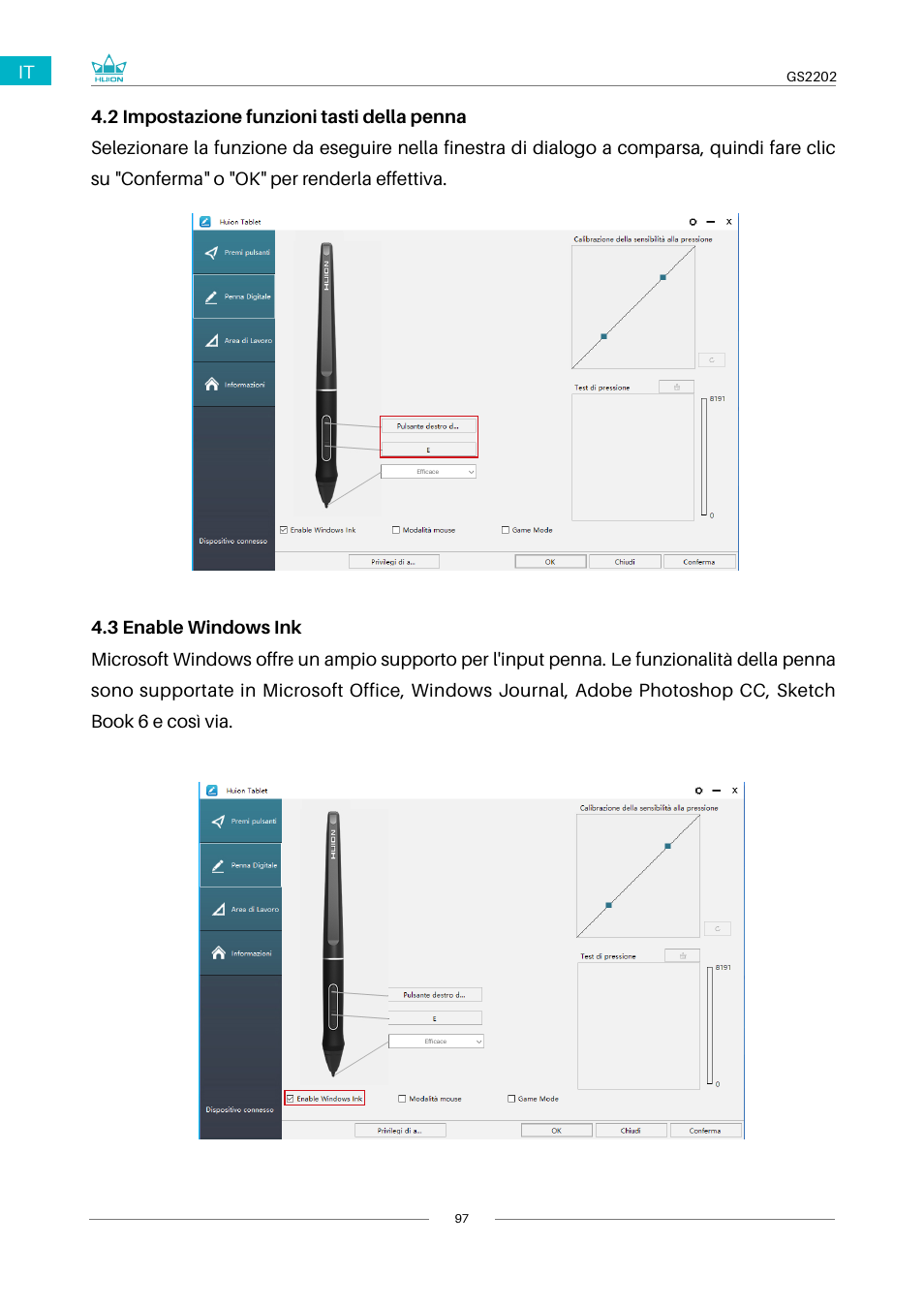 Huion Kamvas 22 Plus Pen Display User Manual | Page 97 / 125