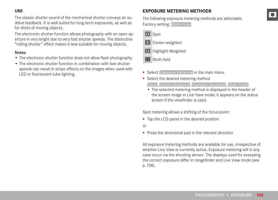 LEICA M11 Monochrom Rangefinder Camera User Manual | Page 105 / 185
