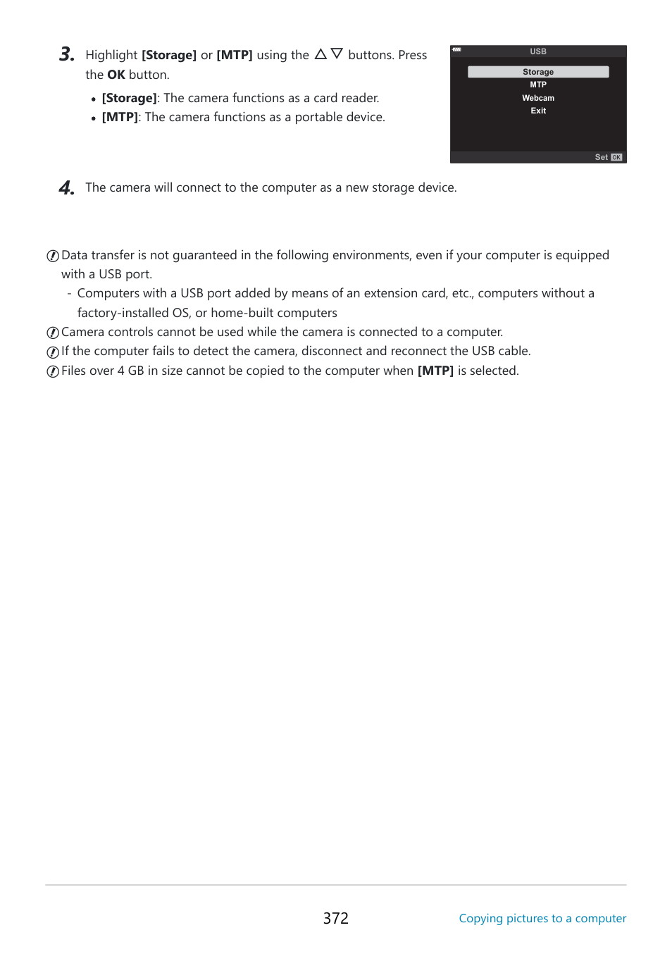 OM SYSTEM OM-5 Mirrorless Camera with 12-45mm f/4 PRO Lens (Silver) User Manual | Page 372 / 467