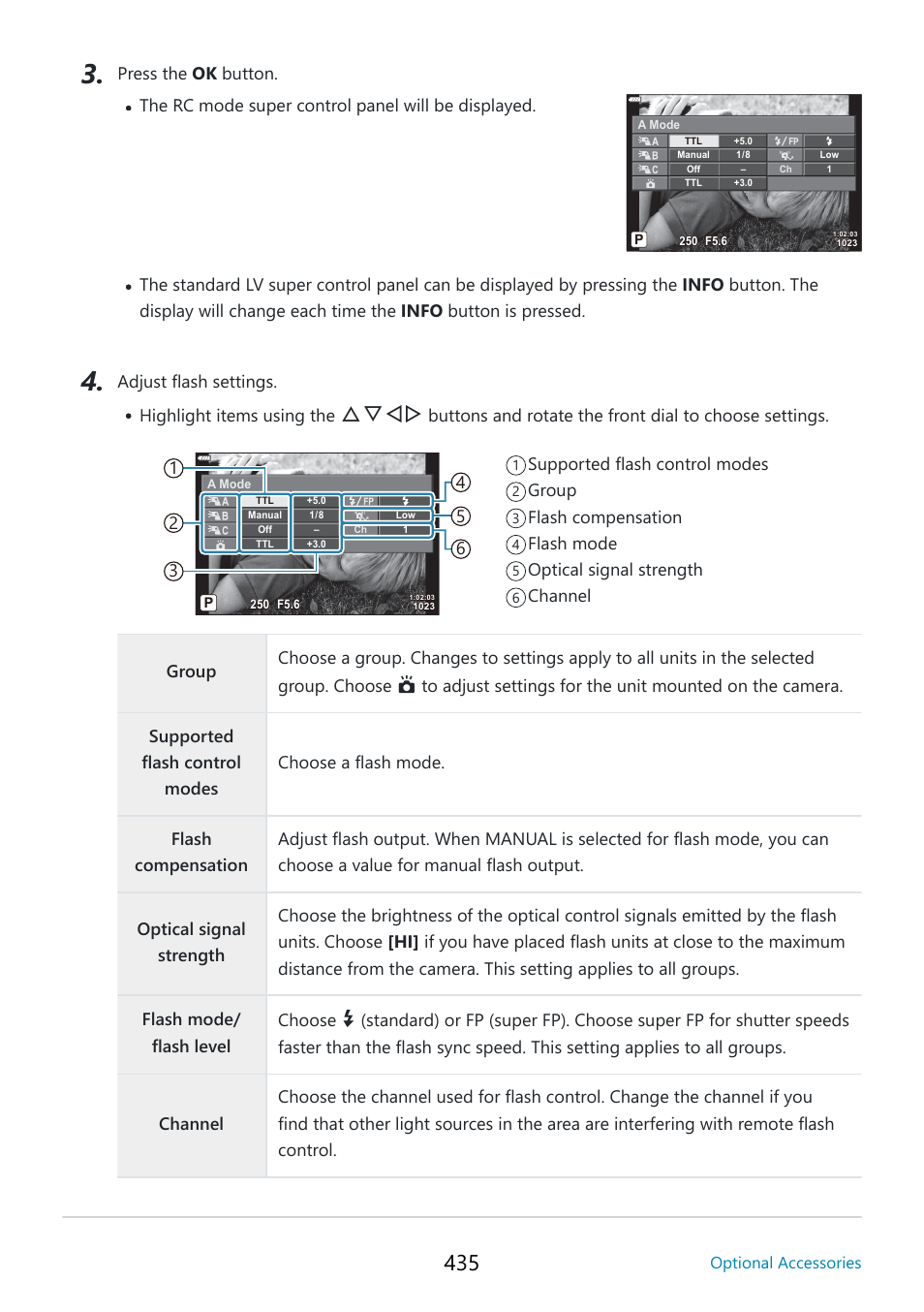 Fghi | OM SYSTEM OM-5 Mirrorless Camera with 12-45mm f/4 PRO Lens (Silver) User Manual | Page 435 / 467