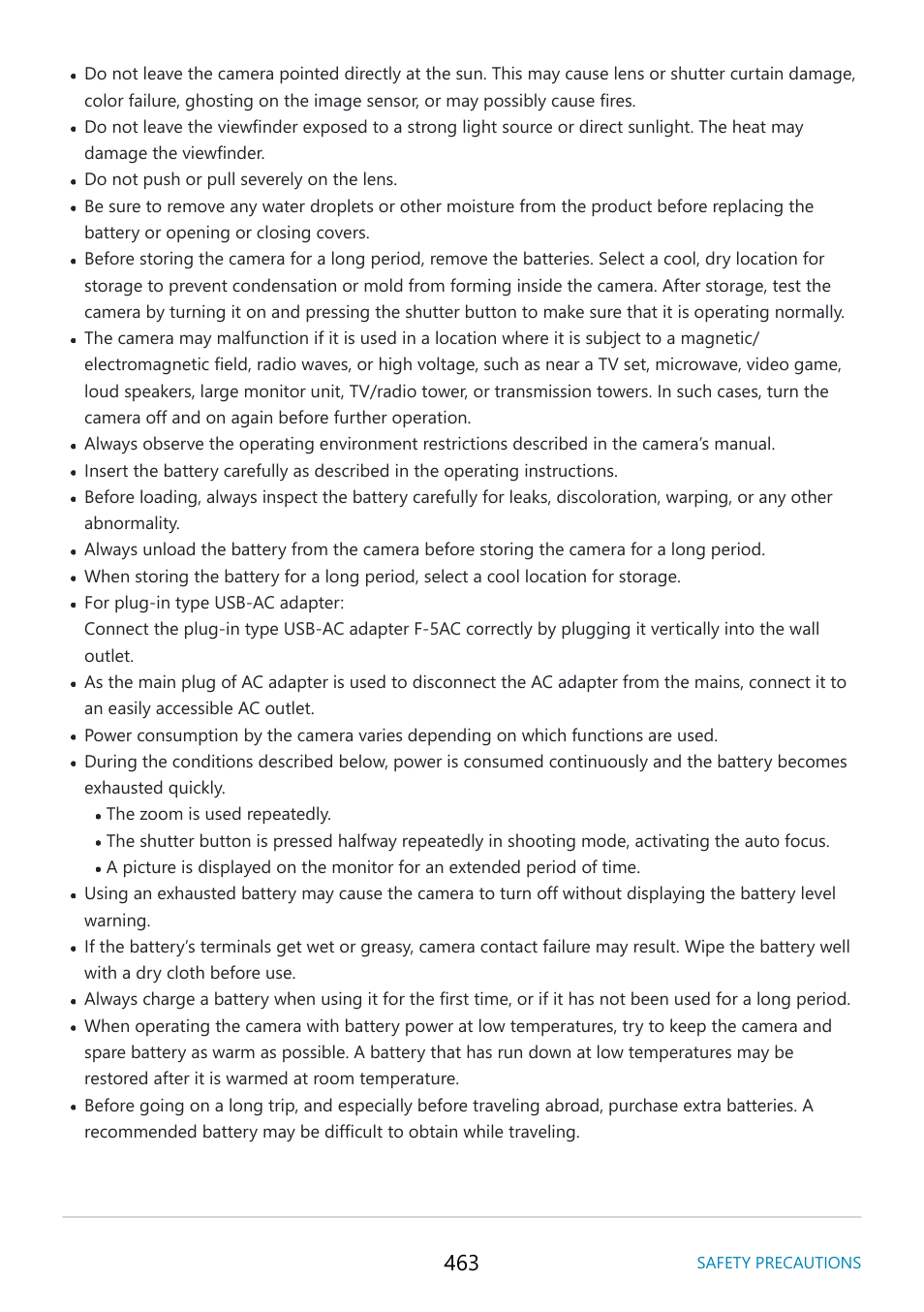 OM SYSTEM OM-5 Mirrorless Camera with 12-45mm f/4 PRO Lens (Silver) User Manual | Page 463 / 467