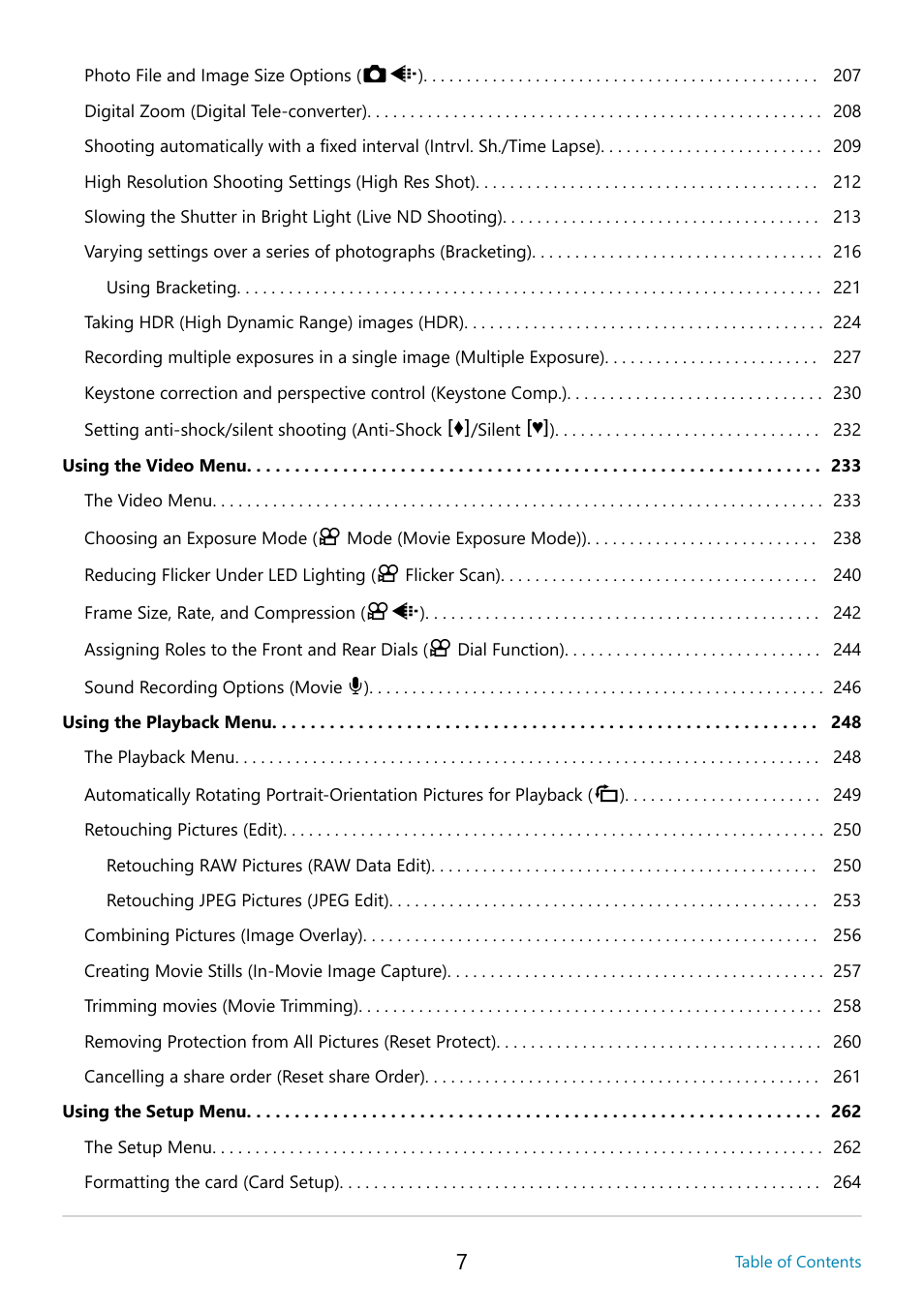 OM SYSTEM OM-5 Mirrorless Camera with 12-45mm f/4 PRO Lens (Silver) User Manual | Page 7 / 467