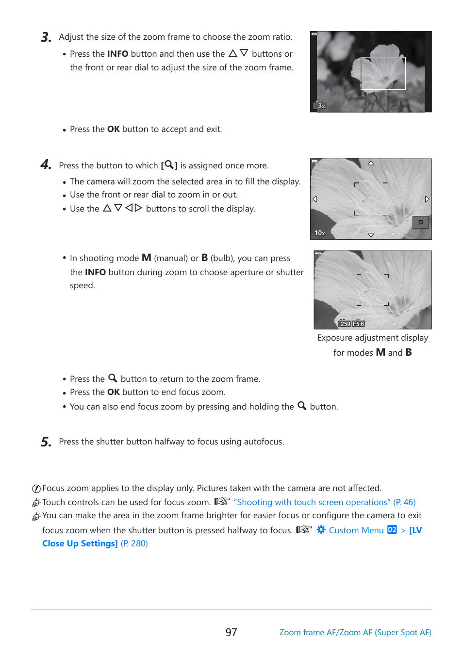 OM SYSTEM OM-5 Mirrorless Camera with 12-45mm f/4 PRO Lens (Silver) User Manual | Page 97 / 467