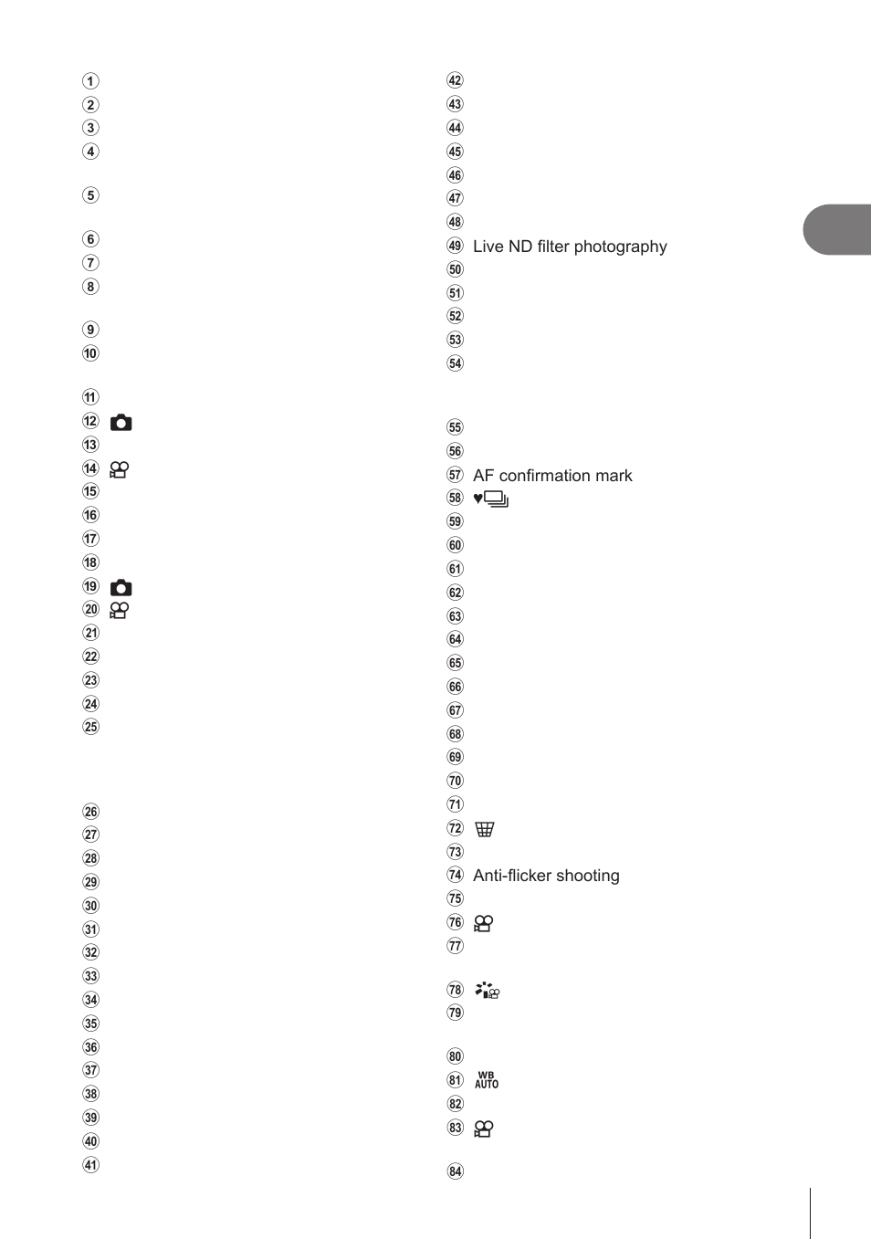 Shooting | OM SYSTEM OM-1 Mirrorless Camera User Manual | Page 35 / 342