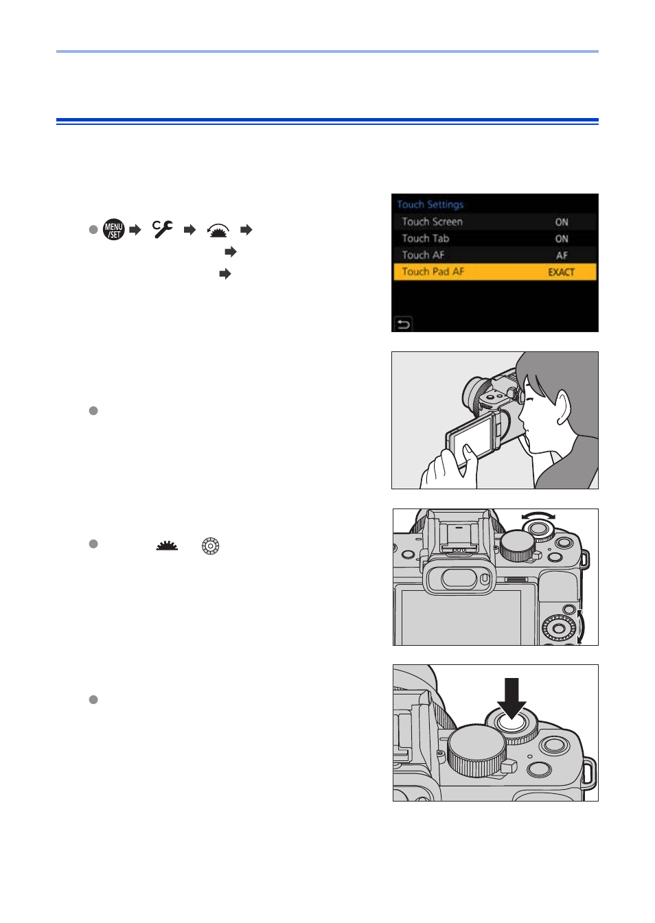 Moving the af area during viewfinder display | Panasonic Lumix G100 Mirrorless Camera with 12-32mm Lens User Manual | Page 144 / 509