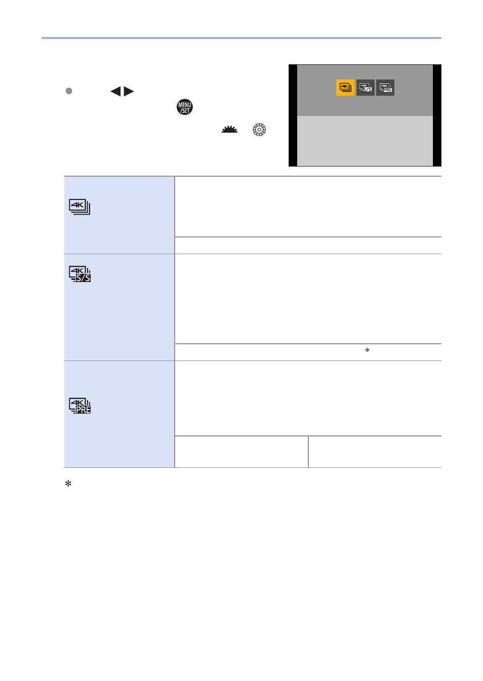 Select [rec method | Panasonic Lumix G100 Mirrorless Camera with 12-32mm Lens User Manual | Page 163 / 509