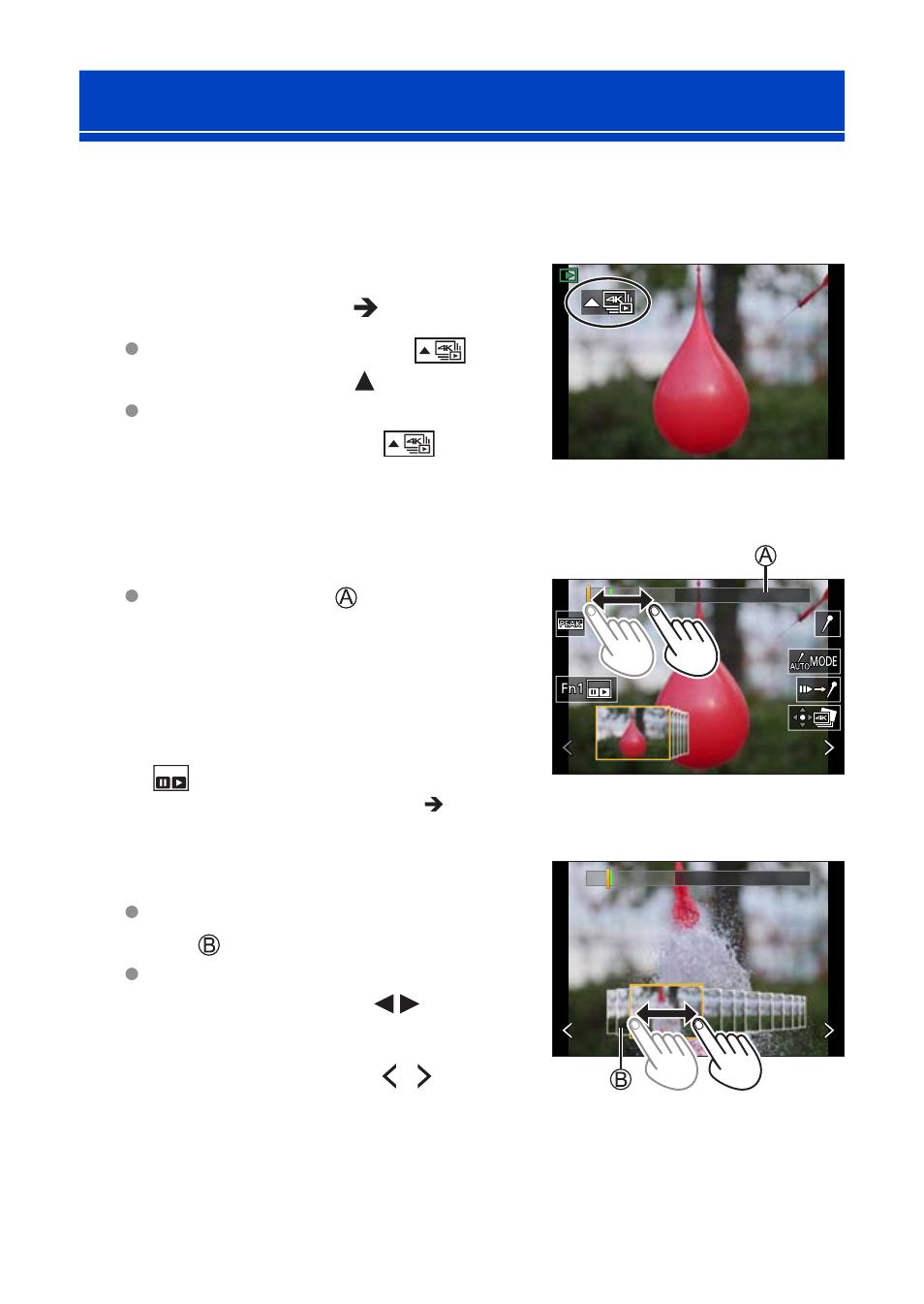 Selecting pictures from a 4k burst file | Panasonic Lumix G100 Mirrorless Camera with 12-32mm Lens User Manual | Page 168 / 509