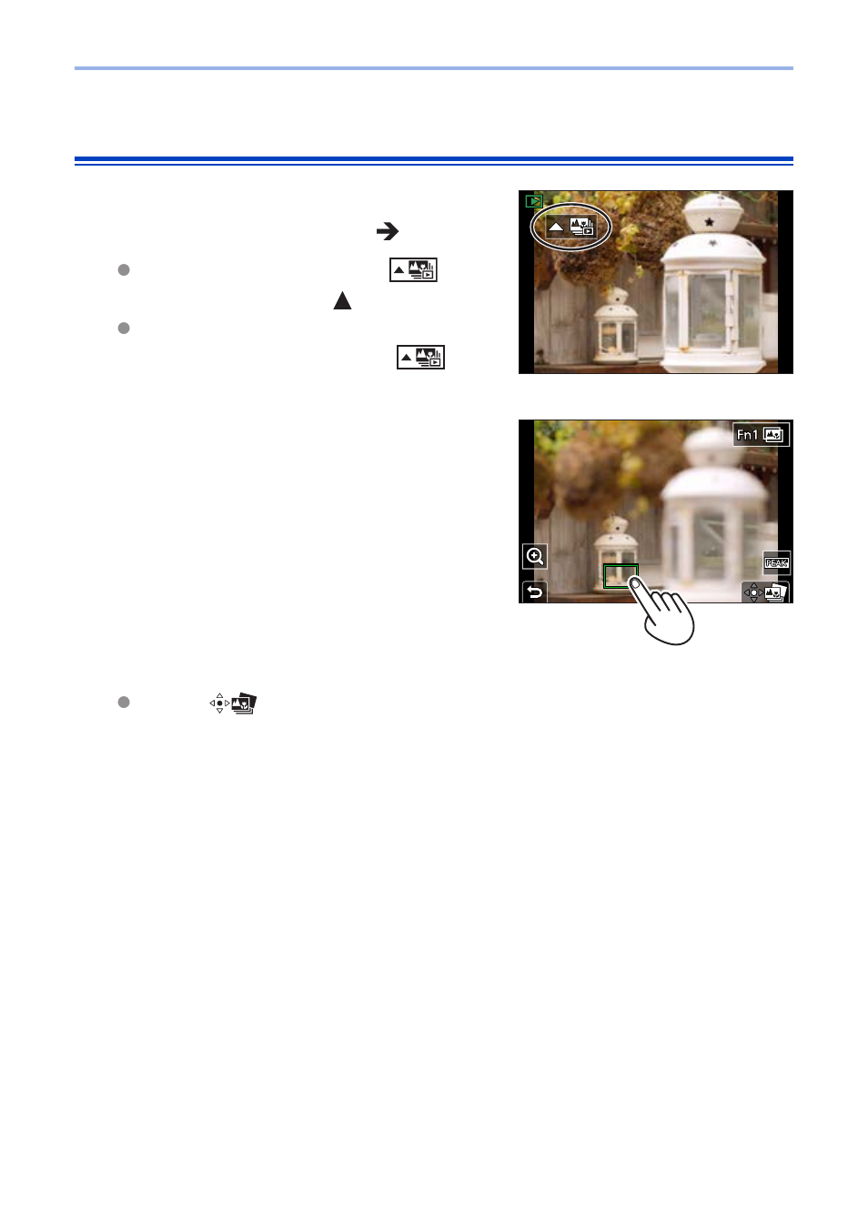 Selecting the focus point for the picture to save | Panasonic Lumix G100 Mirrorless Camera with 12-32mm Lens User Manual | Page 179 / 509