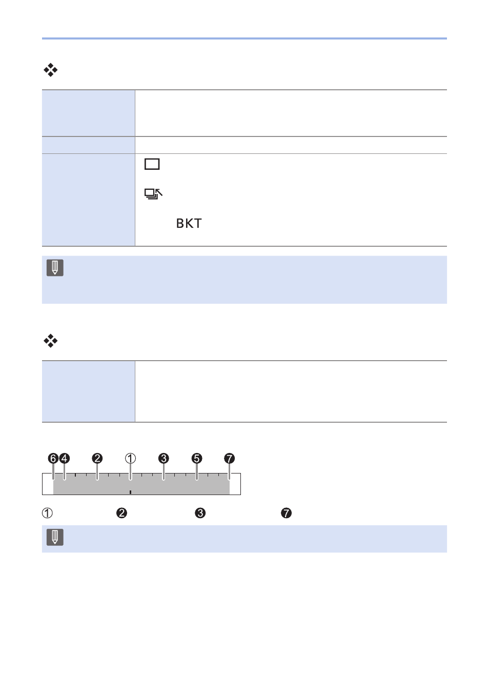 More settings] (exposure bracket), More settings] (aperture bracket) | Panasonic Lumix G100 Mirrorless Camera with 12-32mm Lens User Manual | Page 198 / 509