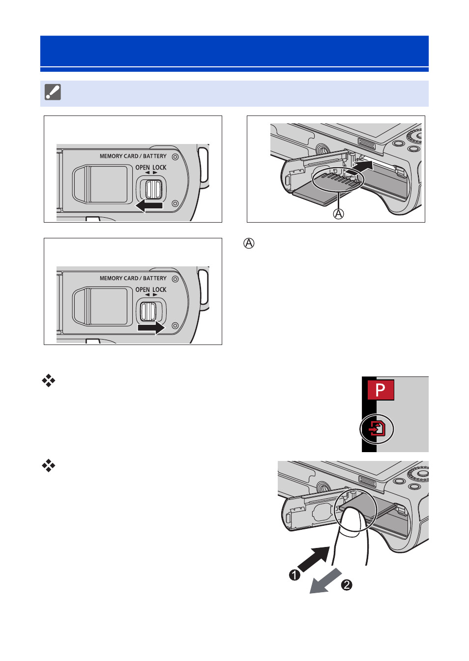 Inserting cards (optional) | Panasonic Lumix G100 Mirrorless Camera with 12-32mm Lens User Manual | Page 39 / 509