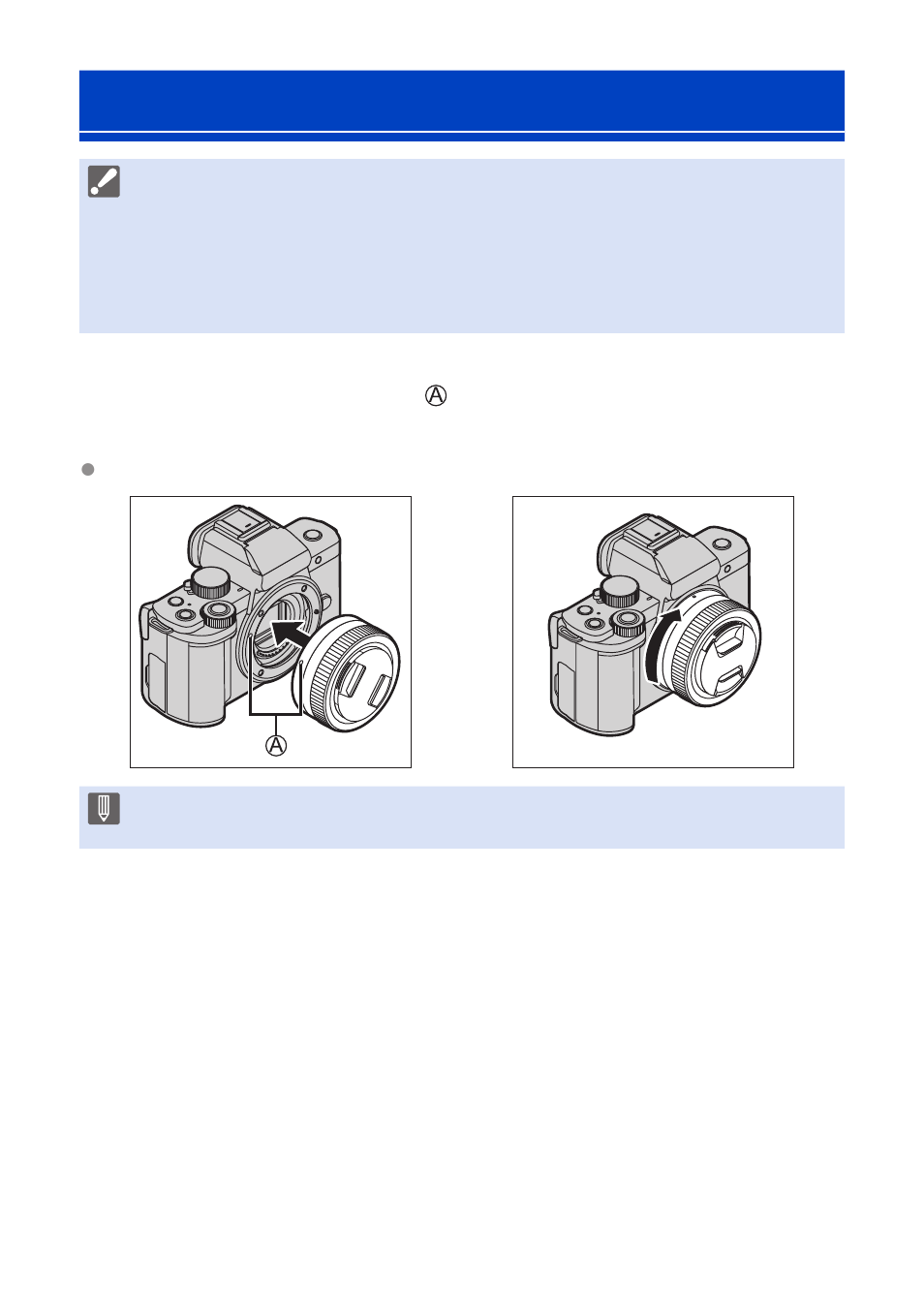 Attaching a lens | Panasonic Lumix G100 Mirrorless Camera with 12-32mm Lens User Manual | Page 41 / 509