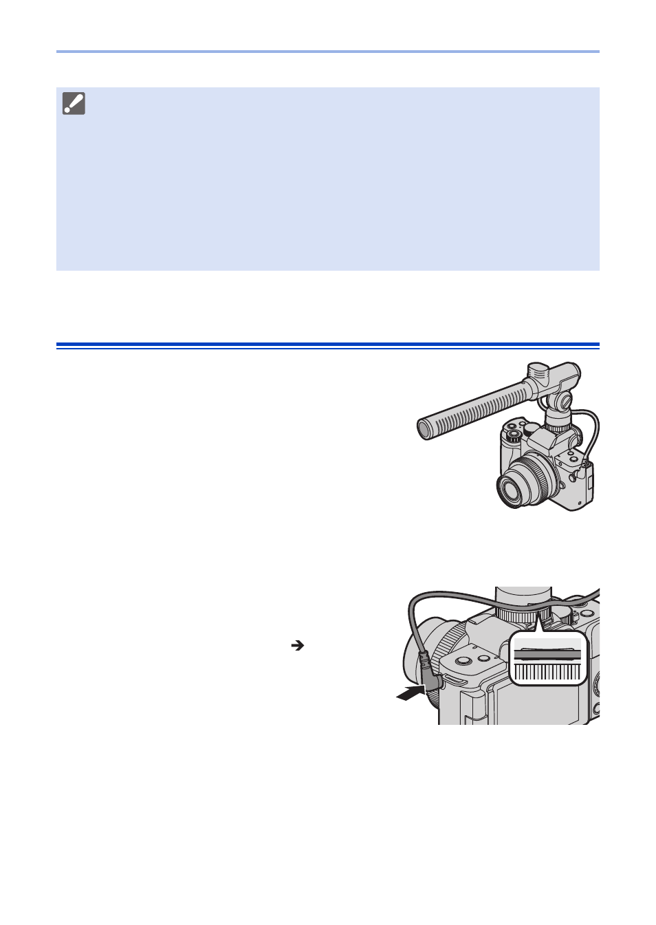 External microphones (optional) | Panasonic Lumix G100 Mirrorless Camera with 12-32mm Lens User Manual | Page 448 / 509