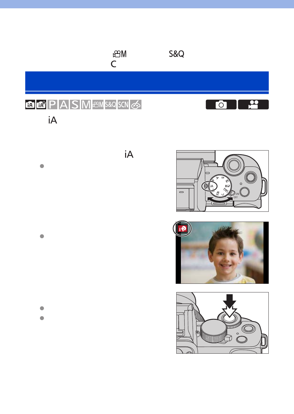 Recording mode, Intelligent auto mode | Panasonic Lumix G100 Mirrorless Camera with 12-32mm Lens User Manual | Page 74 / 509