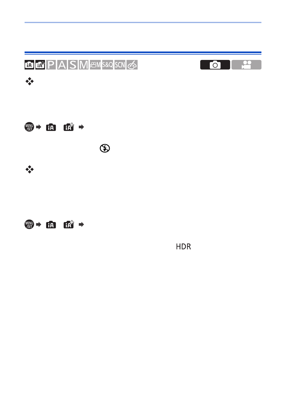 Intelligent auto] menu | Panasonic Lumix G100 Mirrorless Camera with 12-32mm Lens User Manual | Page 79 / 509