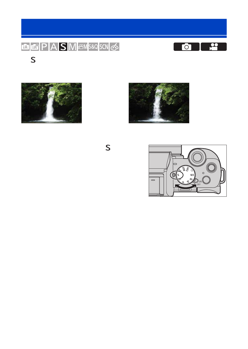 Shutter-priority ae mode | Panasonic Lumix G100 Mirrorless Camera with 12-32mm Lens User Manual | Page 96 / 509