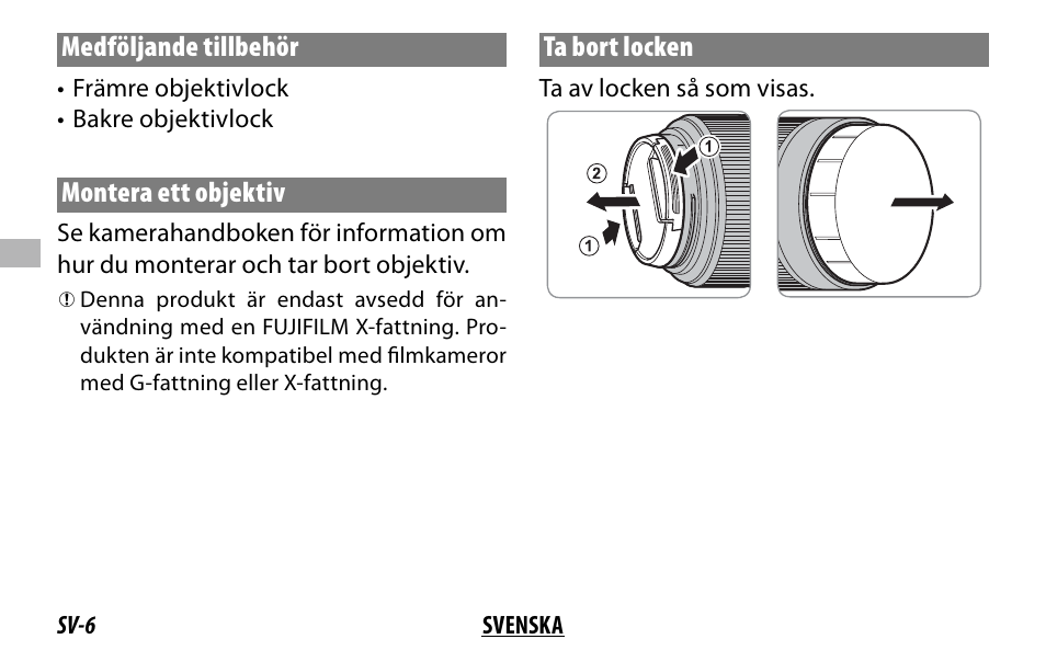 FujiFilm XC 35mm f/2 Lens User Manual | Page 48 / 120