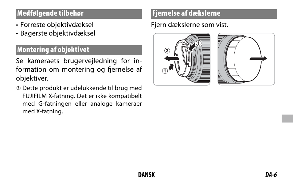 FujiFilm XC 35mm f/2 Lens User Manual | Page 83 / 120